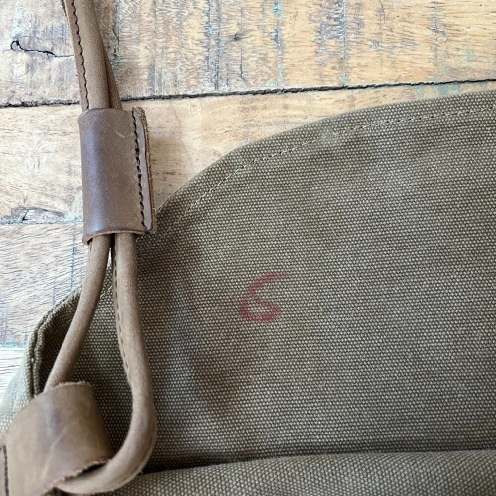 Gootium Canvas Unisex Crossbody Shoulder Bag Asymmetrical Fold-Over Flap - Picture 4 of 12